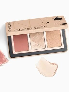 Natasha Denona My Dream Cheek Trio - Blush, Cream Base and Glow Highlighter NIB